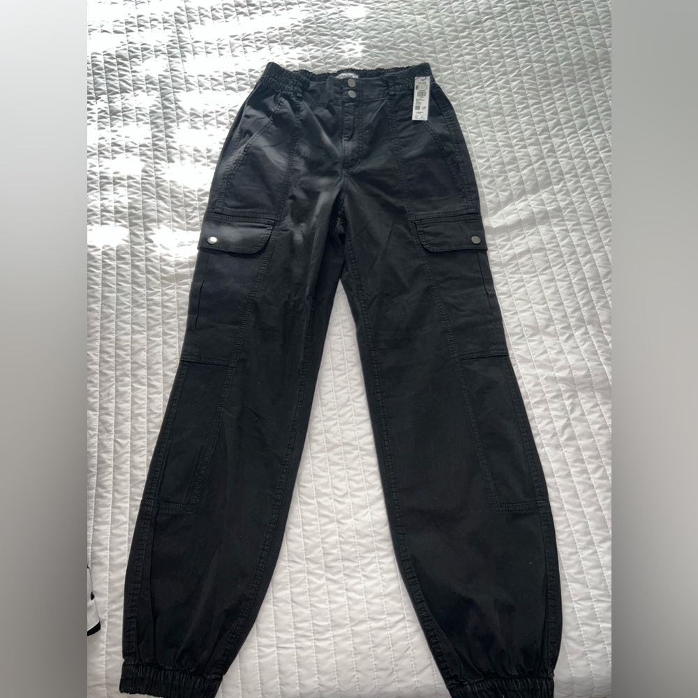 Garage Black Cargo Pants